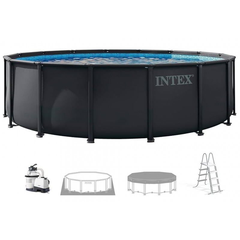 INTEX Ultra XTR Frame Bazénový set 488 x 122 cm s filtrací 220-240V 26326ND INTEX Ultra XTR Frame Bazénový set 488 x 122 cm s filtrací 220-240V 26326ND