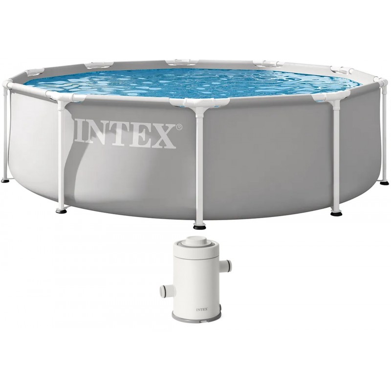 INTEX PRISM FRAME Kulatý bazén 305 x 76 cm s kartušovou filtrací 220-240V 26702ND