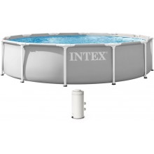 INTEX PRISM FRAME Kulatý bazén 366 x 76 cm s kartušovou filtrací 220-240V 26712ND