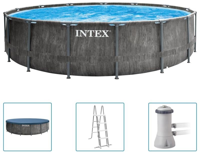 INTEX GREYWOOD PRISM POOLS Bazén 457 x 122 cm 26742GN INTEX GREYWOOD PRISM POOLS Bazén 457 x 122 cm 26742GN