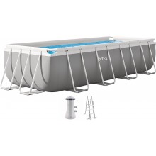 INTEX PRISM FRAME Obdélníkový bazén 400 x 200 x 100 cm s kartušovou filtrací 12V 26788GN