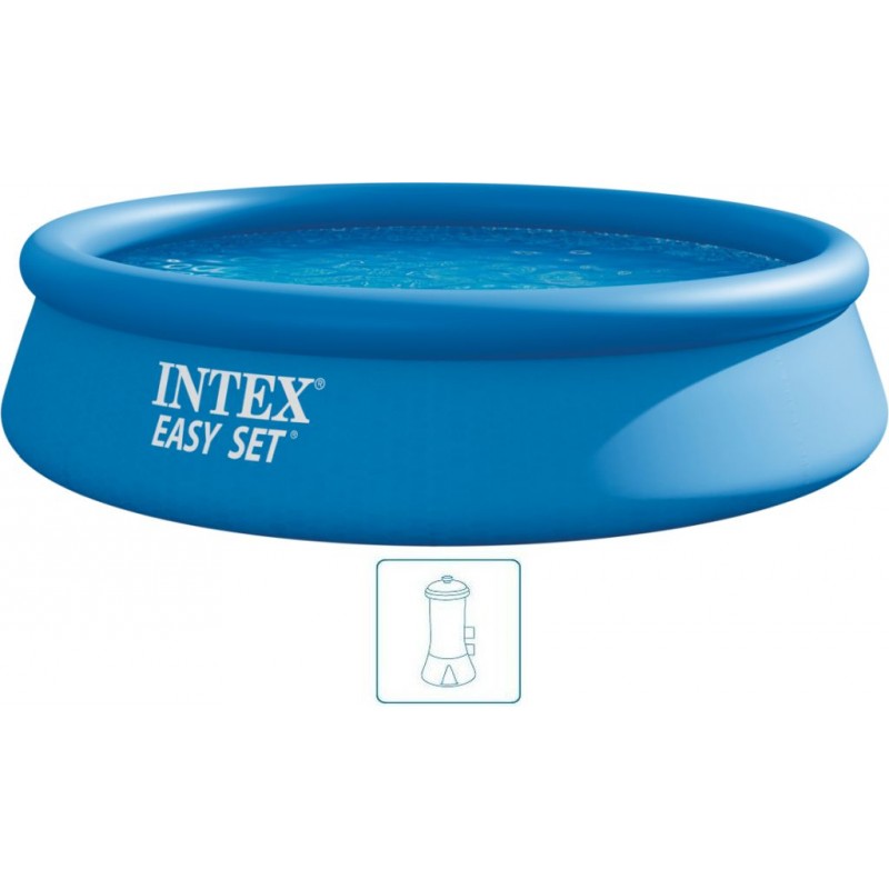 INTEX Easy Set Pool Bazén 366 x 76 cm s kartušovou filtrační pumpou 28132NP