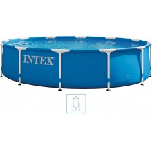 INTEX METAL FRAME Bazén 366 x 76 cm s filtrací 12V 28212GN