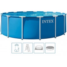 INTEX METAL FRAME Bazén 457 x 122 cm s filtrací 220-240V 28242ND