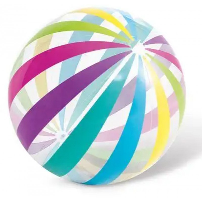 INTEX Velký nafukovací míč proužky 59065NP INTEX Velký nafukovací míč proužky 59065NP