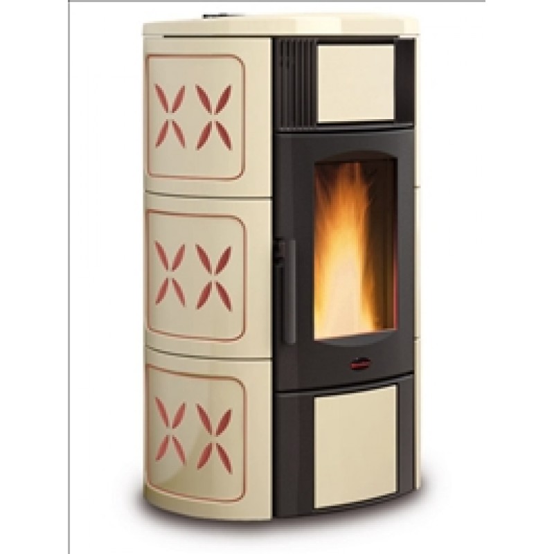 EXTRAFLAME Iside Idro peletová kamna s výměníkem 18 kW ametyst