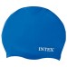 INTEX Silikonová plavecká čepice, modrá, věk 8+ 55991