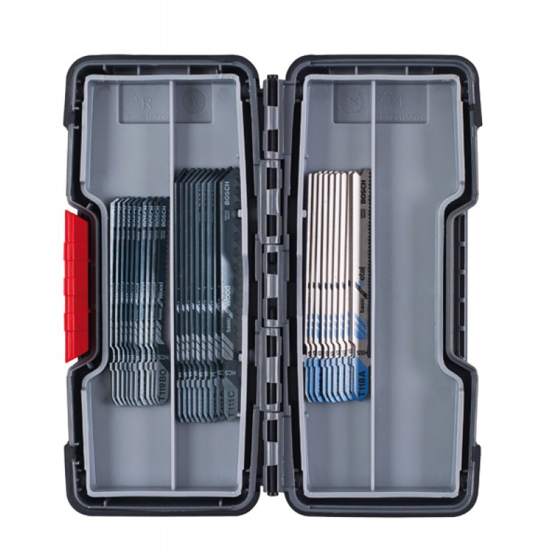 BOSCH "TOUGH BOX" Sada pilových plátků 30 ks Wood/Metal 2607010903 BOSCH "TOUGH BOX" Sada pilových plátků 30 ks Wood/Metal 2607010903