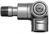Kermi ventil rohový pro pravé připojení, DN 15 1/2", chrom ZV00300004