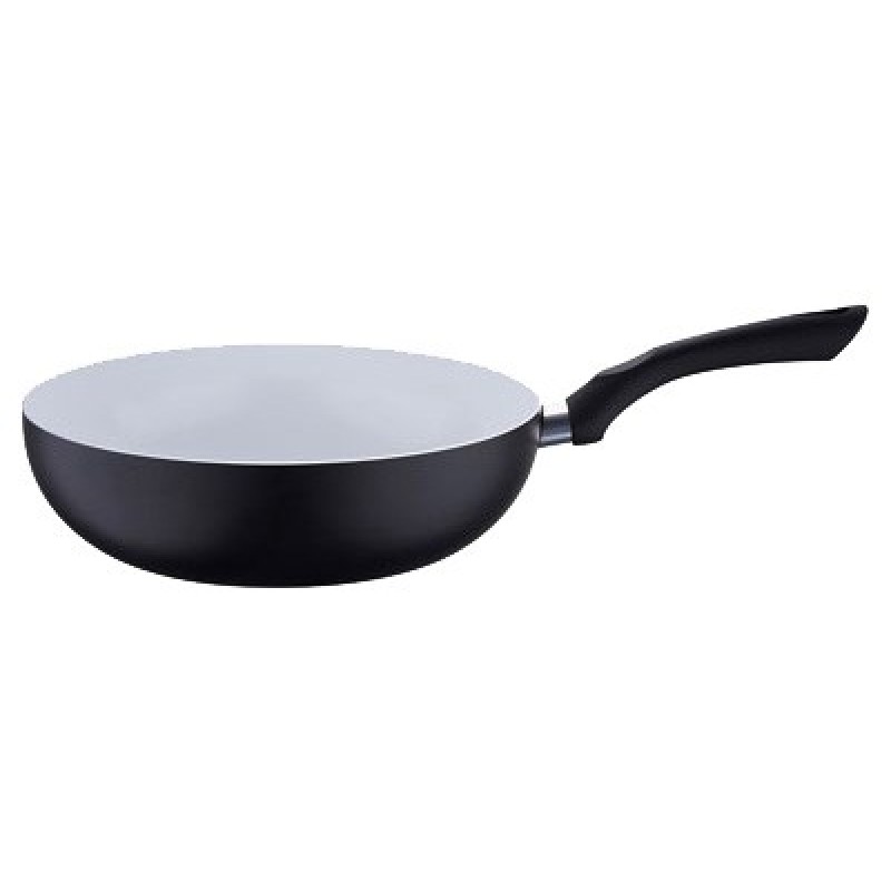 KAISERHOFF Pánev keramická WOK 28cm ULTRA, černá KH-8675cern
