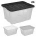 KAISERHOFF Úložný plastový box s víkem 20 l 43,5x33x33,5 cm  KO-913239seda