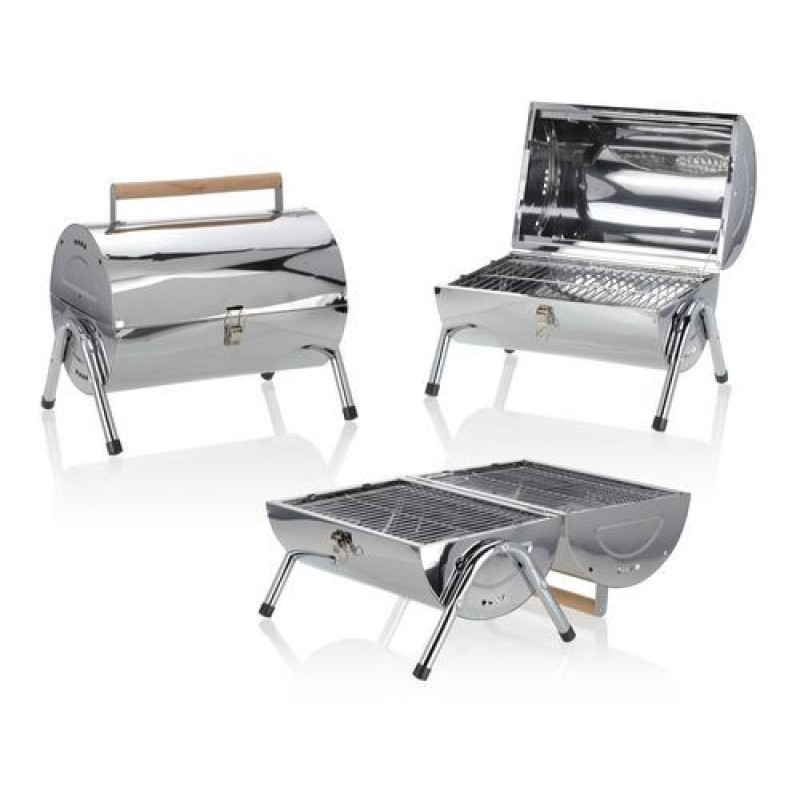 ProGarden Gril zavírací válcový, stříbrný KO-C80210255