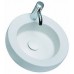KOLO Cocktail umyvadlo kulaté 45 cm, na desku, s otvorem pro baterii, bez přepadu, Reflex L31645900