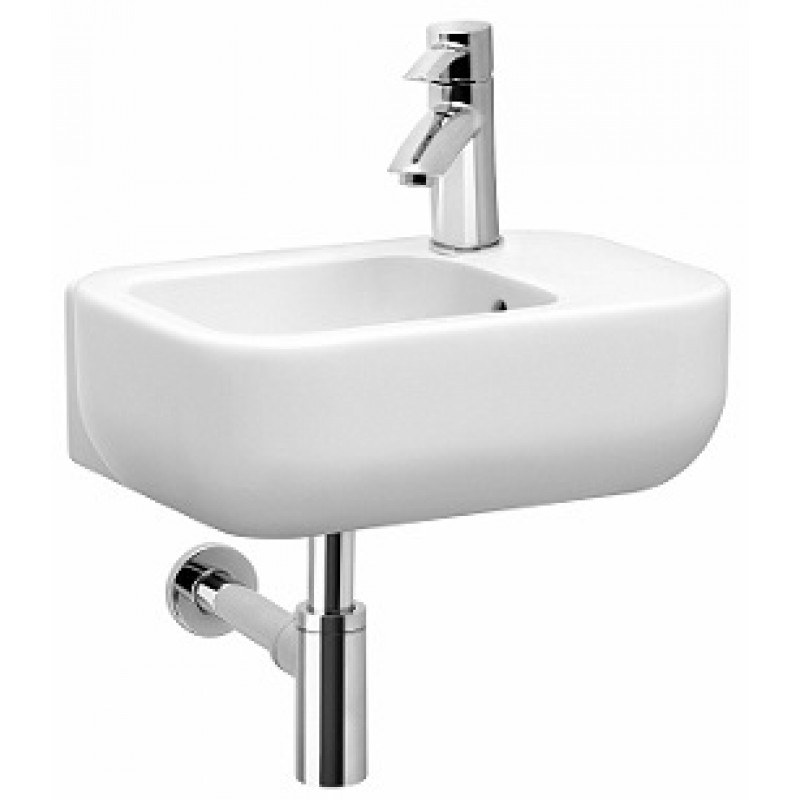 KOLO Ego by Antonio Citterio umyvadlo 40 x 29 cm, s otvorem pro baterii vpravo, s přepadem K12140000