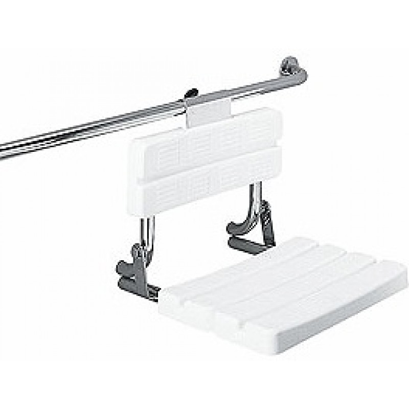 KOLO Funktion sklopné sedátko pro sprchování, s opěrkou, montáž na madlo L1223100