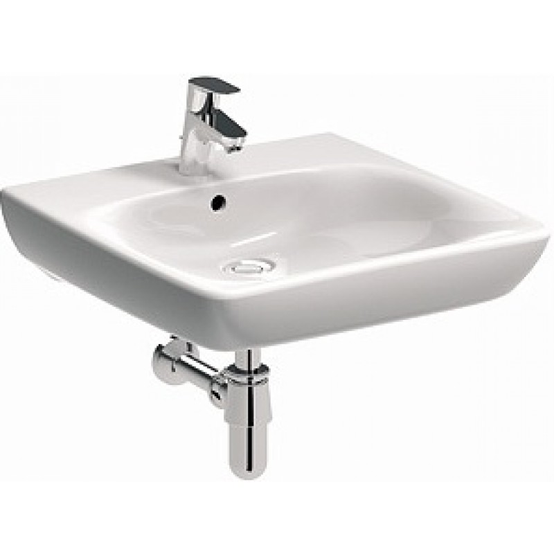 KOLO Nova Pro Bez Bariér umyvadlo pro tělesně postižené, 55 cm, s otvorem pro baterii, bez přepadu M38455000 KOLO Nova Pro Bez Bariér umyvadlo pro tělesně postižené, 55 cm, s otvorem pro baterii, bez přepadu M38455000