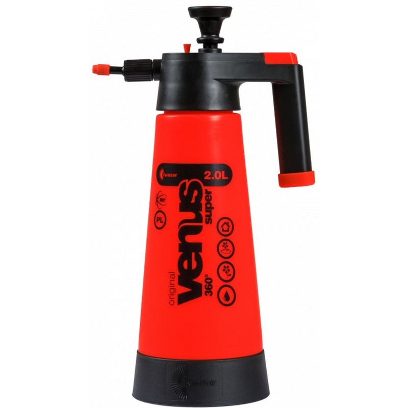KWAZAR VENUS SUPER 2L postřikovač ruční tlakový, kloubová tryska 360°