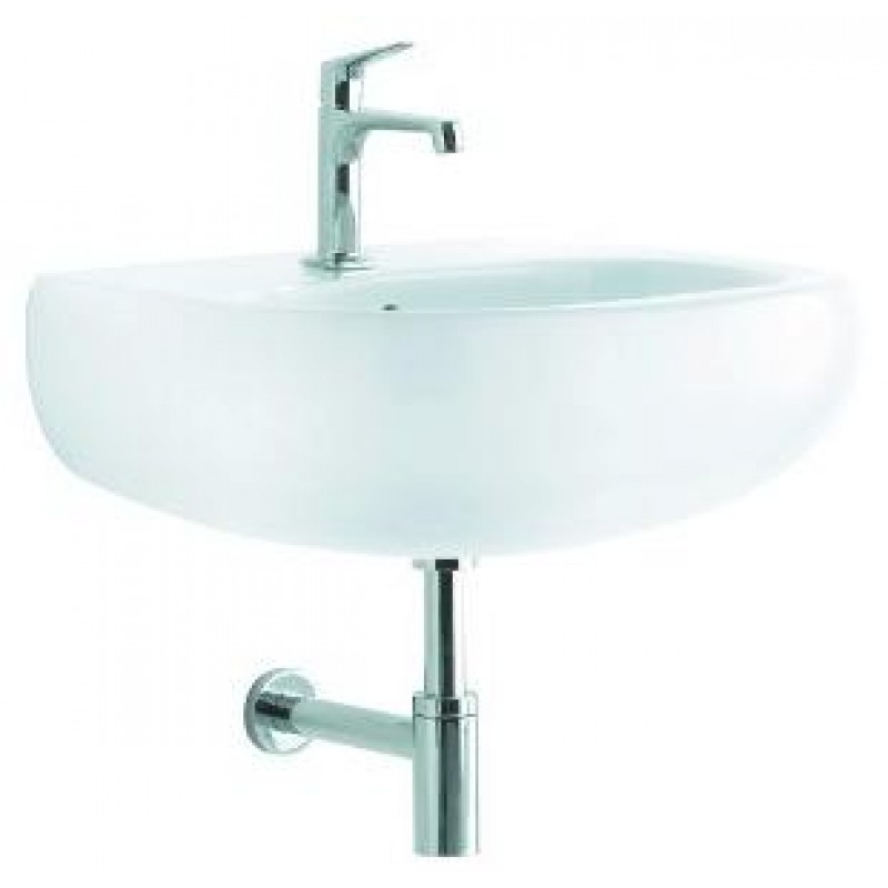 KOLO Ovum by Antonio Citterio umyvadlo 60 cm, s otvorem pro baterii, s přepadem, Reflex L41660900