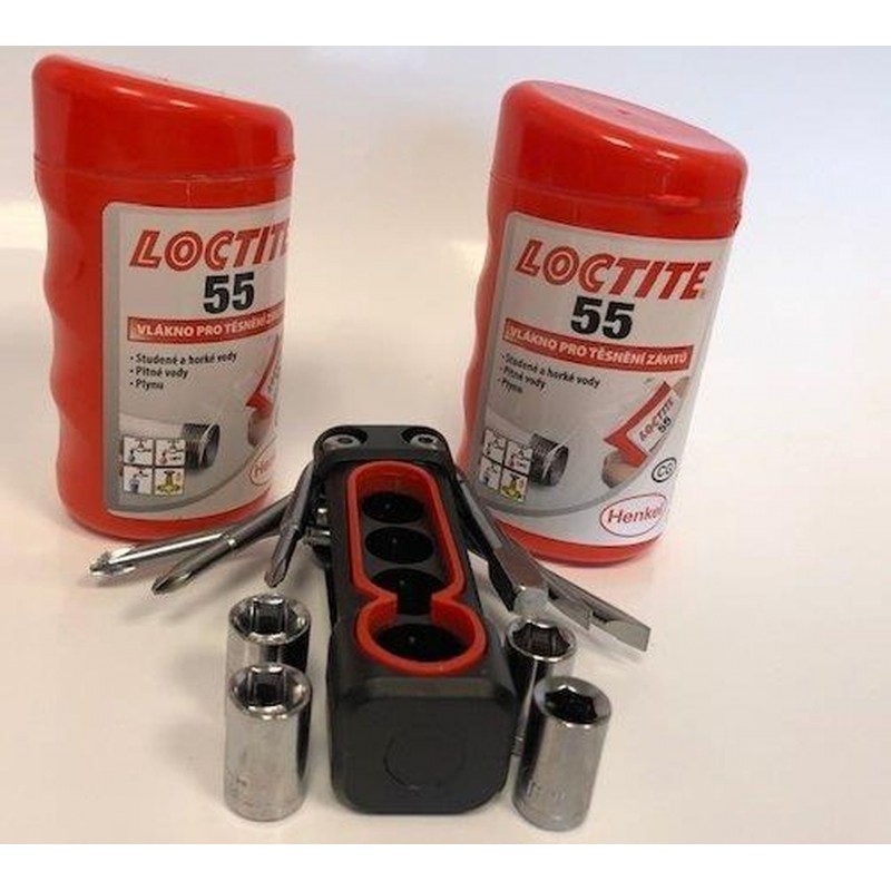 LOCTITE 55 těsnící vlákno 2 x160 m + TOOL Sada LOCTITE 55 těsnící vlákno 2 x160 m + TOOL Sada