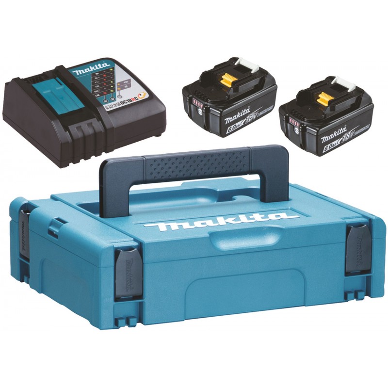 MAKITA 198116-4 Sada Li-ion LXT 18V 2xBL1860B + DC18RC nabíječka + kufr MAKITA 198116-4 Sada Li-ion LXT 18V 2xBL1860B + DC18RC nabíječka + kufr