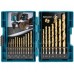 MAKITA B-67795 Sada vrtáků do kovu 19pcs. HSS-TiN
