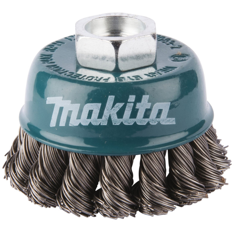 MAKITA D-24119 Miskovitý kartáč z ocelového drátu,splétaný drát 0,5mm,60mm MAKITA D-24119 Miskovitý kartáč z ocelového drátu,splétaný drát 0,5mm,60mm