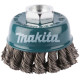 MAKITA D-24119 Miskovitý kartáč z ocelového drátu,splétaný drát 0,5mm,60mm
