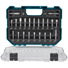 MAKITA D-74784 Sada fréz po zanořovací frézky 8 mm 22 ks v plastovém kufru
