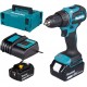 MAKITA DDF490SFJ Aku bezuhlíkový šroubovák Li-ion LXT 18V (2x 3,0Ah) Makpac