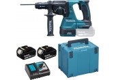 MAKITA DHR243RTJ Aku kombinované kladivo Li-ion LXT 18V/2x 5,0Ah, Makpac