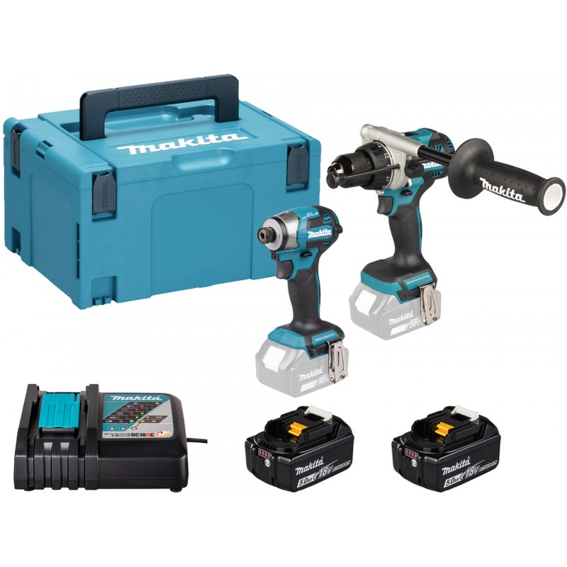 MAKITA DLX2549TJ Aku sada DHP492+DTD173 Li-ion LXT 18V/5,0Ah