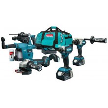 MAKITA DLX4155TX1 Kombo sada DGA504 + DDF486 + DTD153 + DHR243 + (18V/2x5,0Ah) Taška