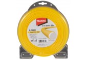 MAKITA E-02842 Struna nylonová Pro 3,0mm, 56m, žlutá, kulatá