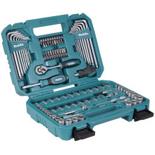 MAKITA E-15752 Sada bitů 1/4" a nástrčných nástrčných klíčů 91 ks v plastovém kufru