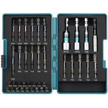 MAKITA E-26179 Sada bitů 1/4" Impact Premier, 38 ks v plastovém obalu