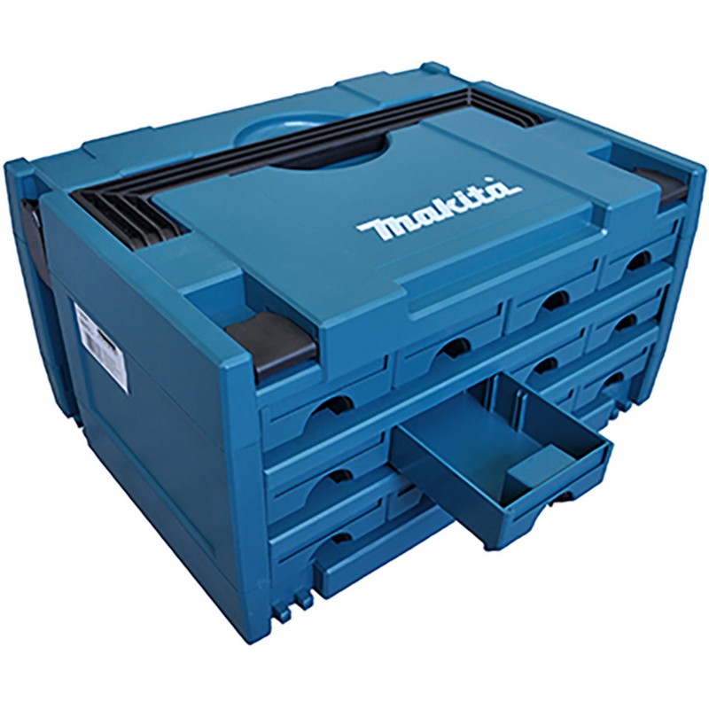 MAKITA P-84327 Makpac s přihrádkami - 3 řady po čtyřech přihrádkách MAKITA P-84327 Makpac s přihrádkami - 3 řady po čtyřech přihrádkách