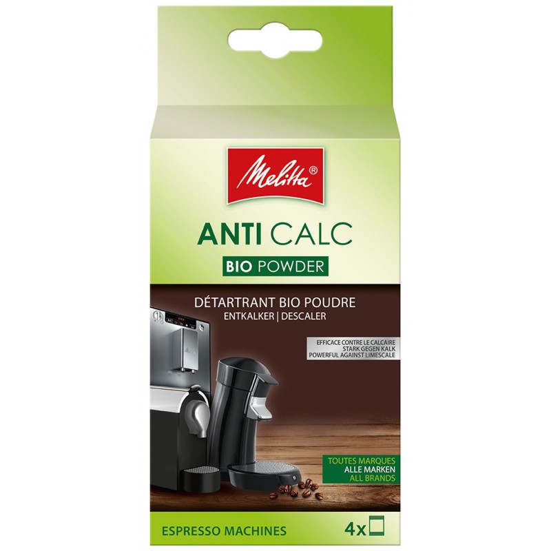 Melitta Anti Calc Práškový bio-odvápňovač pro plnoautomatické kávovary 4x40g