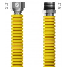 MERABELL Gas Flexi Hadice R1/2"-G1/2" 30-60cm - 1ks žlutá M0040