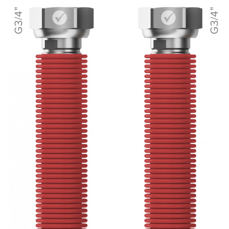 MERABELL Aqua Flexi Hadice G3/4"-G3/4" 30-60cm - 1ks červená M0054 MERABELL Aqua Flexi Hadice G3/4"-G3/4" 30-60cm - 1ks červená M0054