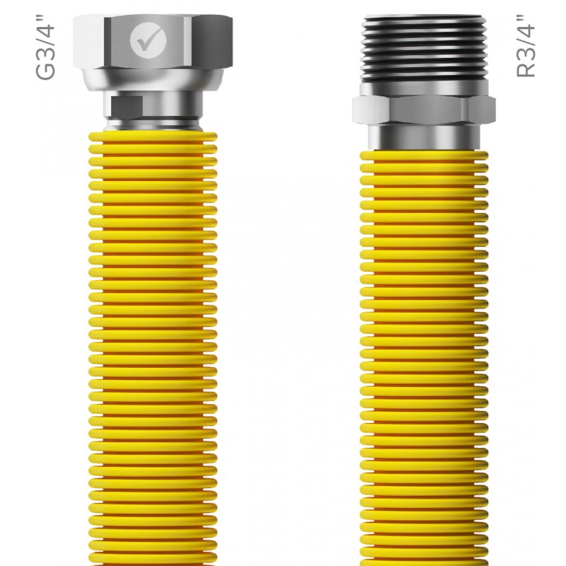 MERABELL Gas, Flexi, Hadice R3/4"–G3/4"délka 75-150 cm M0057