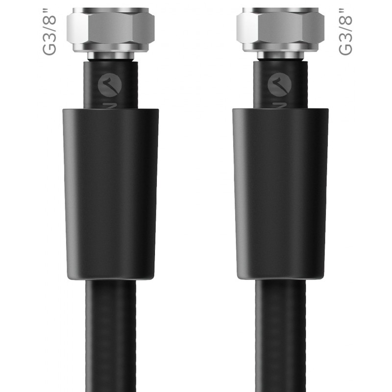 MERABELL Aqua Profi BLACK, toaletní h adice,G3/8"–G3/8" délka 80 cm M0080 MERABELL Aqua Profi BLACK, toaletní h adice,G3/8"–G3/8" délka 80 cm M0080