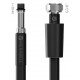 MERABELL Aqua Profi BLACK,hadice 70cm pro vodovodní baterie,G3/8"–M10x1 dlouhý závit M0083