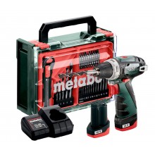 Metabo PowerMaxx BS Basic Set Akumulátorový vrtací šroubovák ( 12V, 2x 2 Ah) 600080710