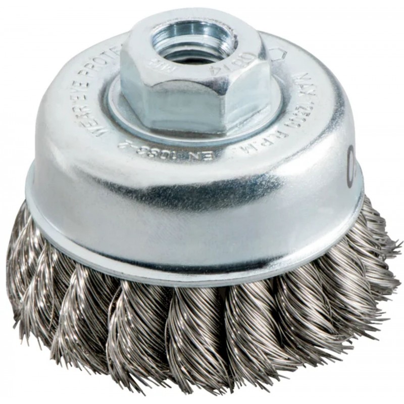 Metabo Hrncový kartáč 80x0,5 mm/ M 14, ocel, zkroucený 623710000 Metabo Hrncový kartáč 80x0,5 mm/ M 14, ocel, zkroucený 623710000