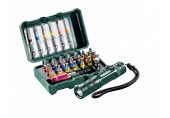Metabo Box s bity "SP", 29 dílů + Mini Flash light 626721000