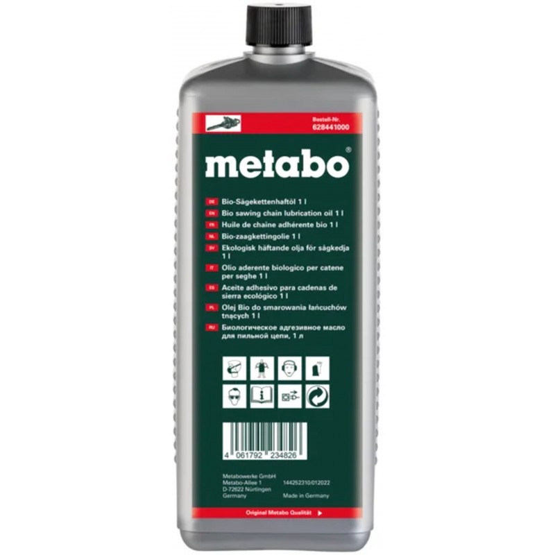 Metabo Bio olej na pilový řetěz 1l 628441000 Metabo Bio olej na pilový řetěz 1l 628441000