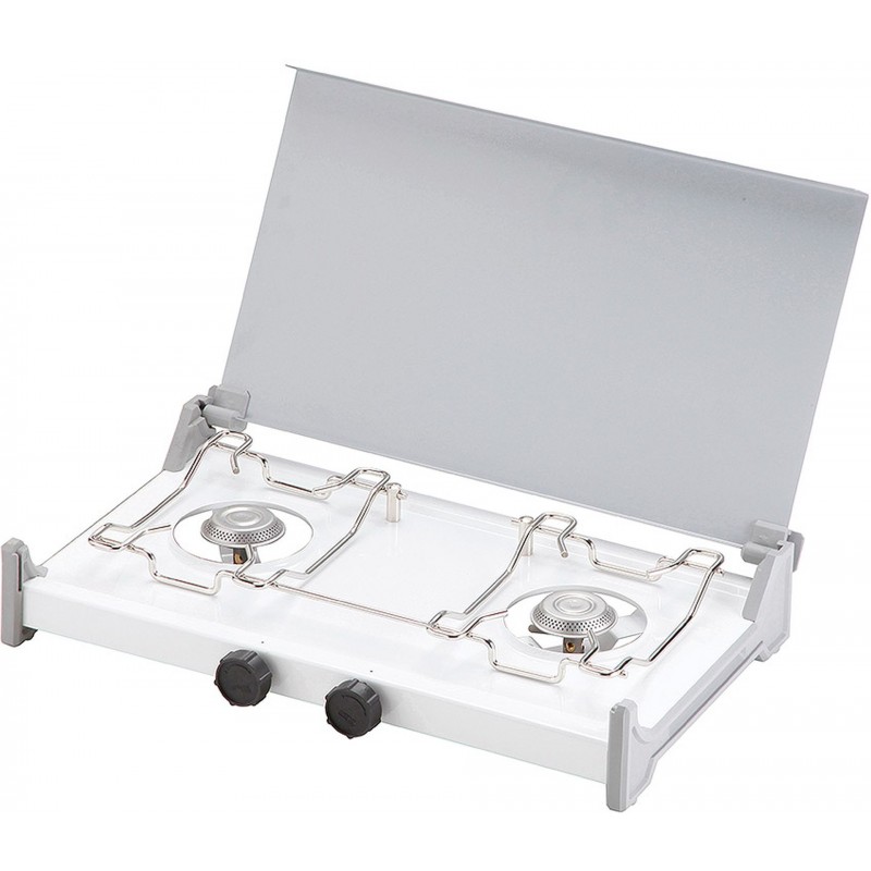 MEVA Plynový vařič RIGA 2 hořákový, s víkem, vysokotlaký 2337