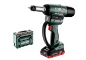 Metabo NMP 18 LTX BL M10 Aku nýtovací pistole na n.matice 2x4.0 Ah, MetaBOX 601788800