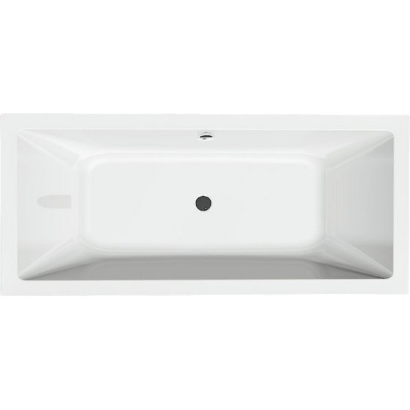 AQUALINE NISA obdélníková vana 170x75 cm, bílá A1775