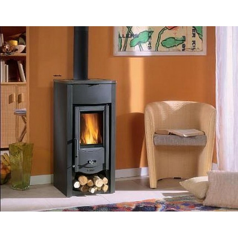 Nordica GIORGIA černá ocel krbová kamna